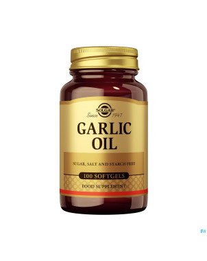 Solgar garlic oil (huile d'ail)    softgel 100
