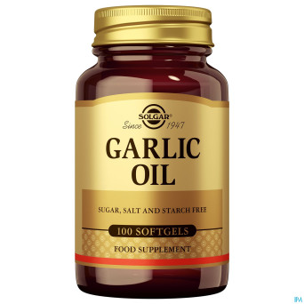Solgar garlic oil (huile d'ail)    softgel 100