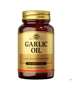 Solgar garlic oil (huile d'ail)    softgel 100