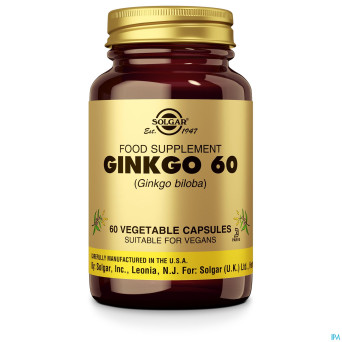 Solgar ginkgo    v-caps  60x60mg