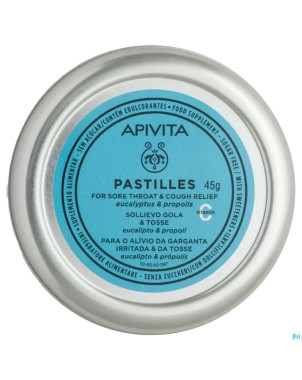 Apivita pastilles gorge&toux eucalyp. propolis 45g
