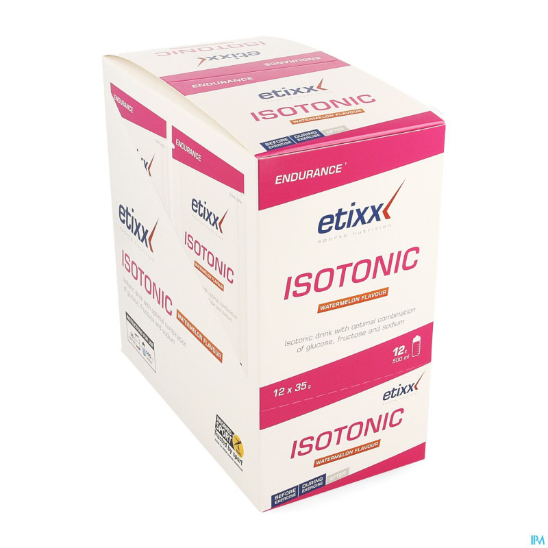 Etixx isotonic powder watermelon 12x35g