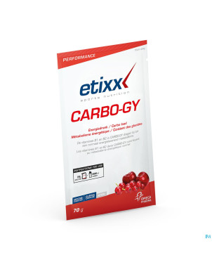 Etixx carbo gy red fruits pdr 12x70g