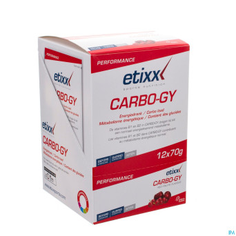 Etixx carbo gy red fruits pdr 12x70g