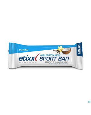 Etixx high protein bar coconut vanilla  1x50g