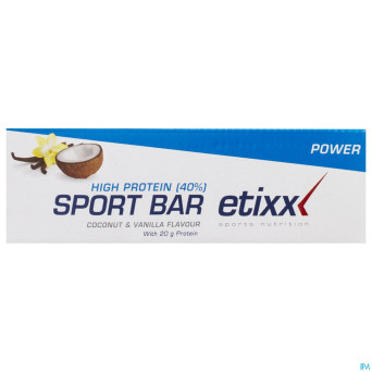 Etixx high protein bar coconut vanilla 12x50g