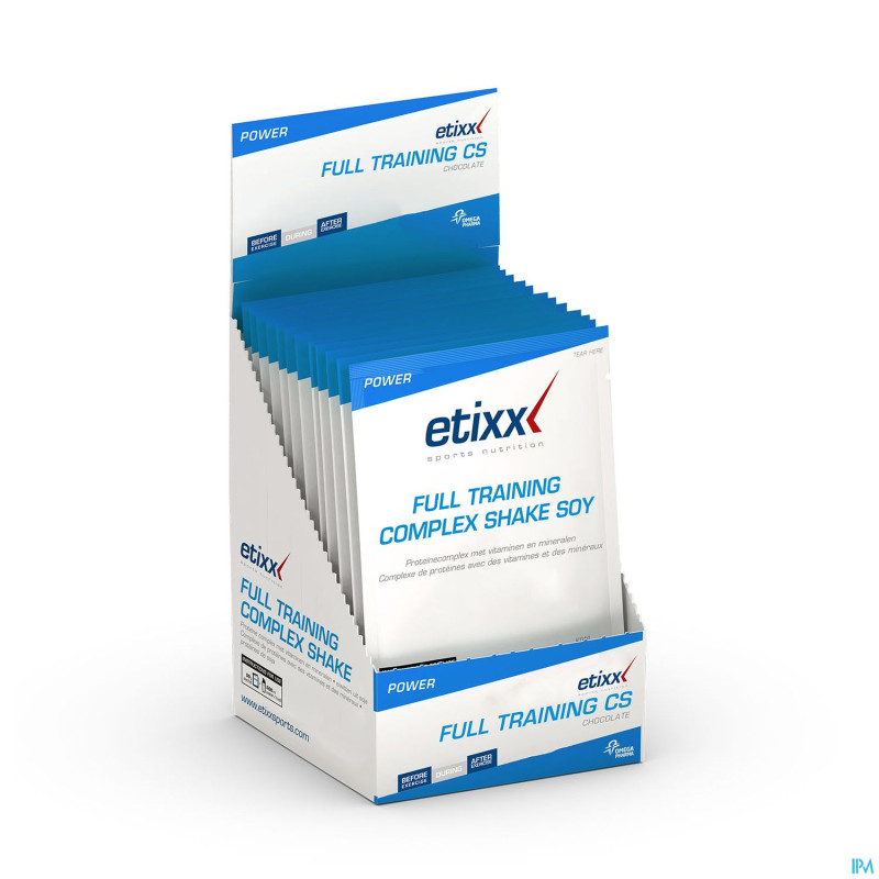 Etixx full training complex shake soy choco 12x50g