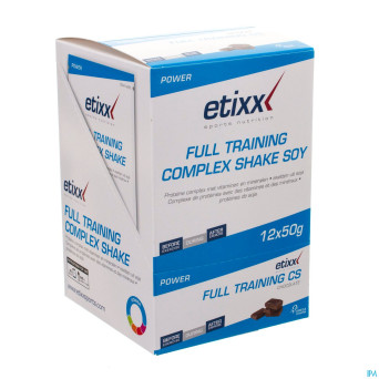 Etixx full training complex shake soy choco 12x50g