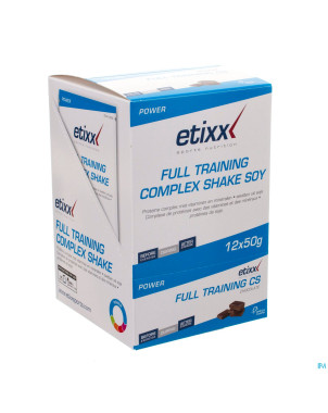 Etixx full training complex shake soy choco 12x50g