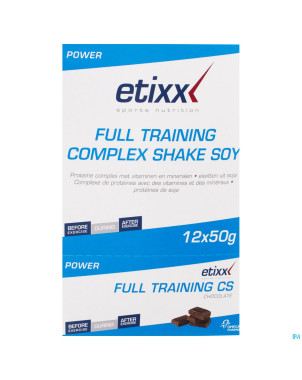 Etixx full training complex shake soy choco 12x50g