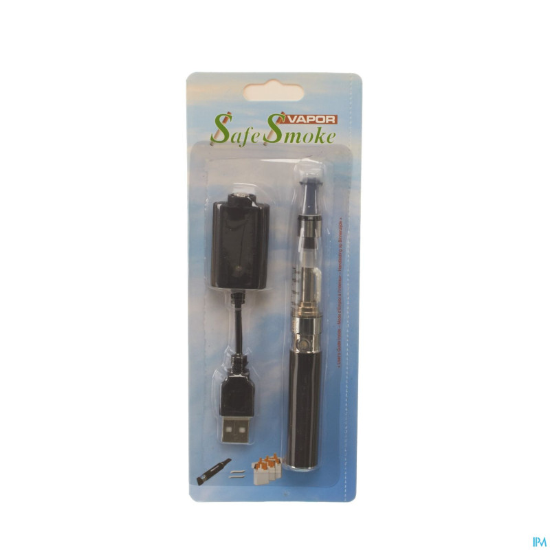 Safe smoke vapor cigarette electroniq.rechargable