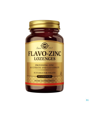 Solgar flavo zinc lozenges    pastilles  50