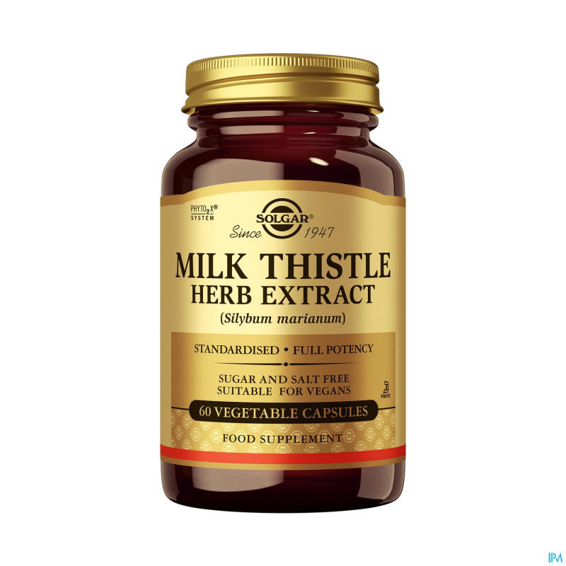 Milk thistle herb extr (chardon marie)  v-caps  60