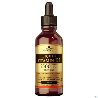 Solgar liquid vitamin d3 huile    gutt  59ml