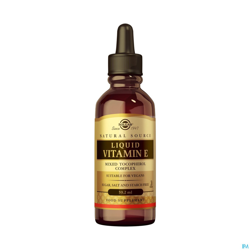Solgar liquid vitamin e complex huile  gutt 59,2ml
