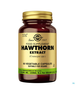 Solgar hawthorn extract aubepine    v-caps  60