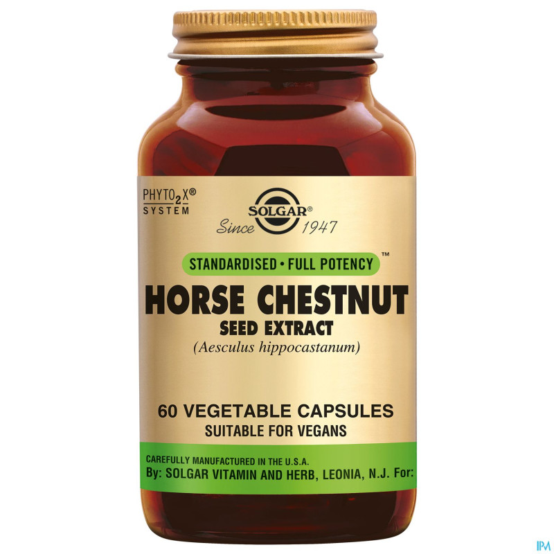 Horse chestnut sd extr. (marron. inde)   v-caps 60
