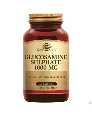 Solgar glucosamine sulphate    comp  60x1000mg