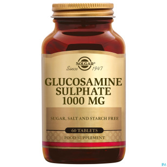 Solgar glucosamine sulphate    comp  60x1000mg