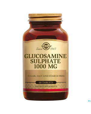 Solgar glucosamine sulphate    comp  60x1000mg
