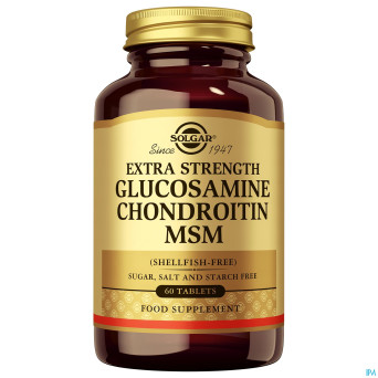 Glucosamine chondroitin msm (s/crustaces) comp  60