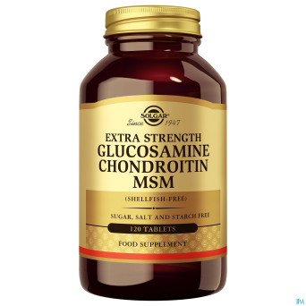 Glucosamine chondroitin msm (s/crustaces) comp 120