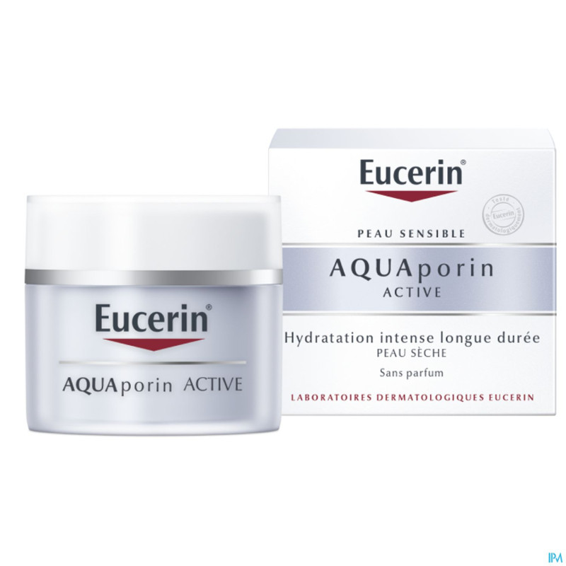Eucerin aquaporin active soin hydra peau sec  50ml