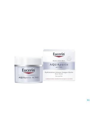 Eucerin aquaporin active soin hydra peau sec  50ml