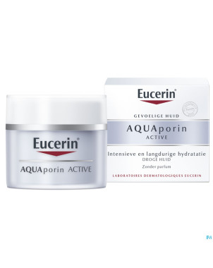 Eucerin aquaporin active soin hydra peau sec  50ml