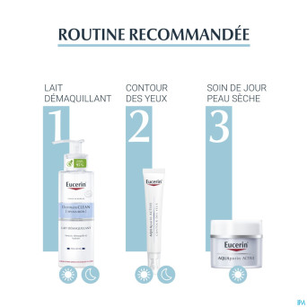 Eucerin aquaporin active soin hydra peau sec  50ml