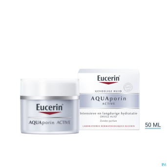 Eucerin aquaporin active soin hydra peau sec  50ml