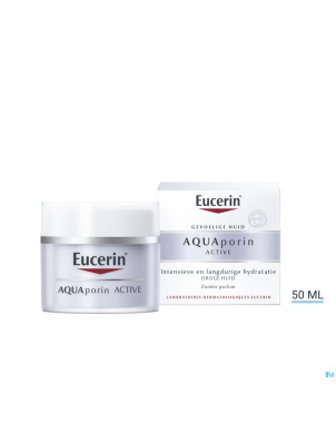 Eucerin aquaporin active soin hydra peau sec  50ml