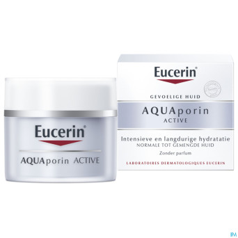 Eucerin aquaporin active soin hydra ip25+uva  50ml