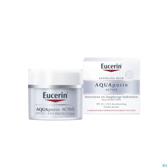 Eucerin aquaporin active soin hydra ip25+uva  50ml