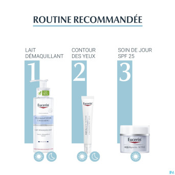Eucerin aquaporin active soin hydra ip25+uva  50ml