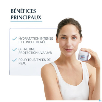 Eucerin aquaporin active soin hydra ip25+uva  50ml