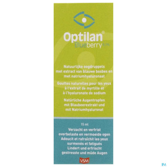 Optilan blueberry 0,1% collyre 15ml  rempl.3003704