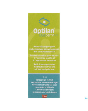 Optilan blueberry 0,1% collyre 15ml  rempl.3003704