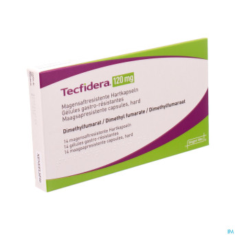 Tecfidera 120mg gastro resist caps  14