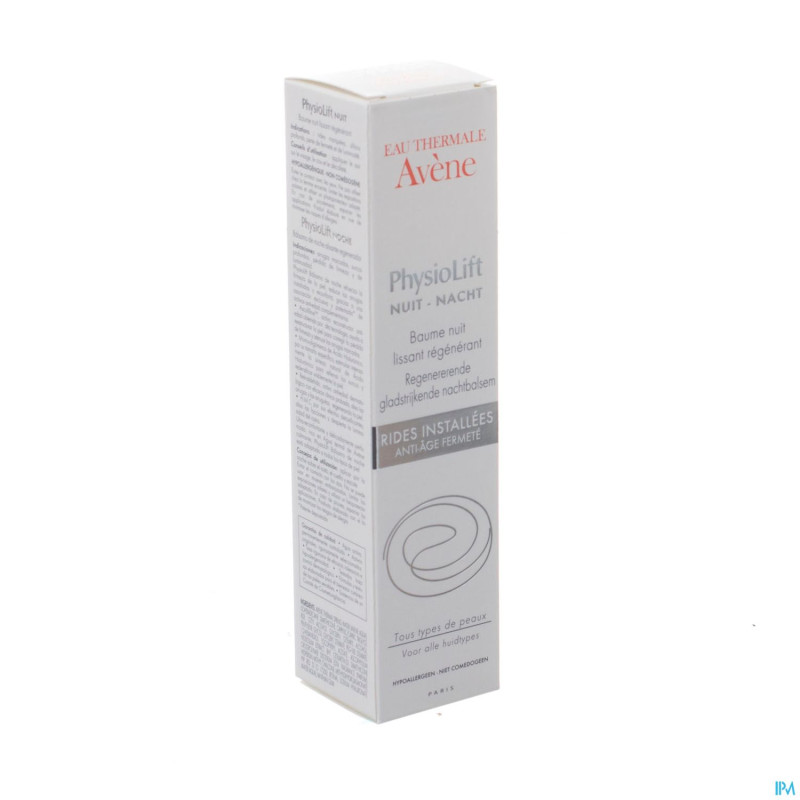 Avene physiolift baume nuit lissant regener. 30ml