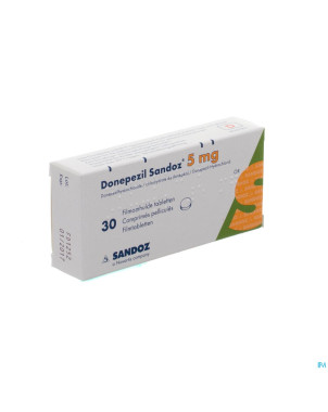 Donepezil sandoz  5,0 mg comp pell  30 x  5,0 mg