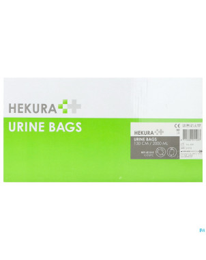 Hekura poche urine 2l 130cm +rob.croix 10 uz1315