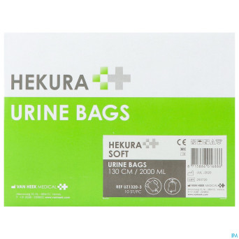 Hekura soft poche urine 2l 130cm+rob. 10 uz1320-3