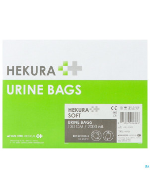 Hekura soft poche urine 2l 130cm+rob. 10 uz1320-3