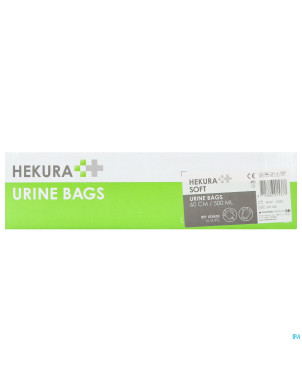 Hekura soft poche urine 500ml 60cm+rob. 10 uz4530