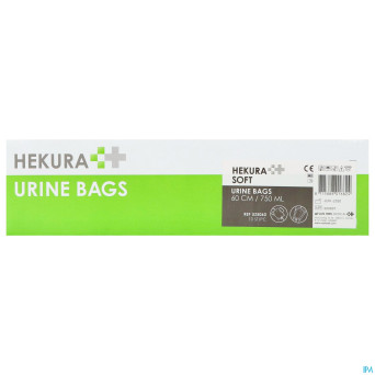 Hekura soft poche urine 750ml 60cm+rob. 10 uz5060