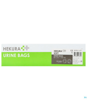 Hekura soft poche urine 750ml 60cm+rob. 10 uz5060