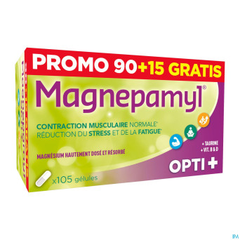 Magnepamyl opti+    caps  90+15 gratuit