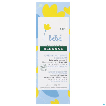 Klorane bb cr nutritive cold cream   tube  40ml