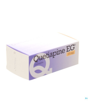 Quetiapine eg comp pell 100x25mg